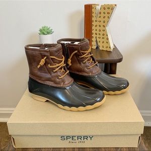 Sperry Saltwater Duck Boots - Brown